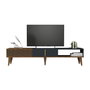 Hanah Home Milan Alt Soporte de TV Nogal y Antracita